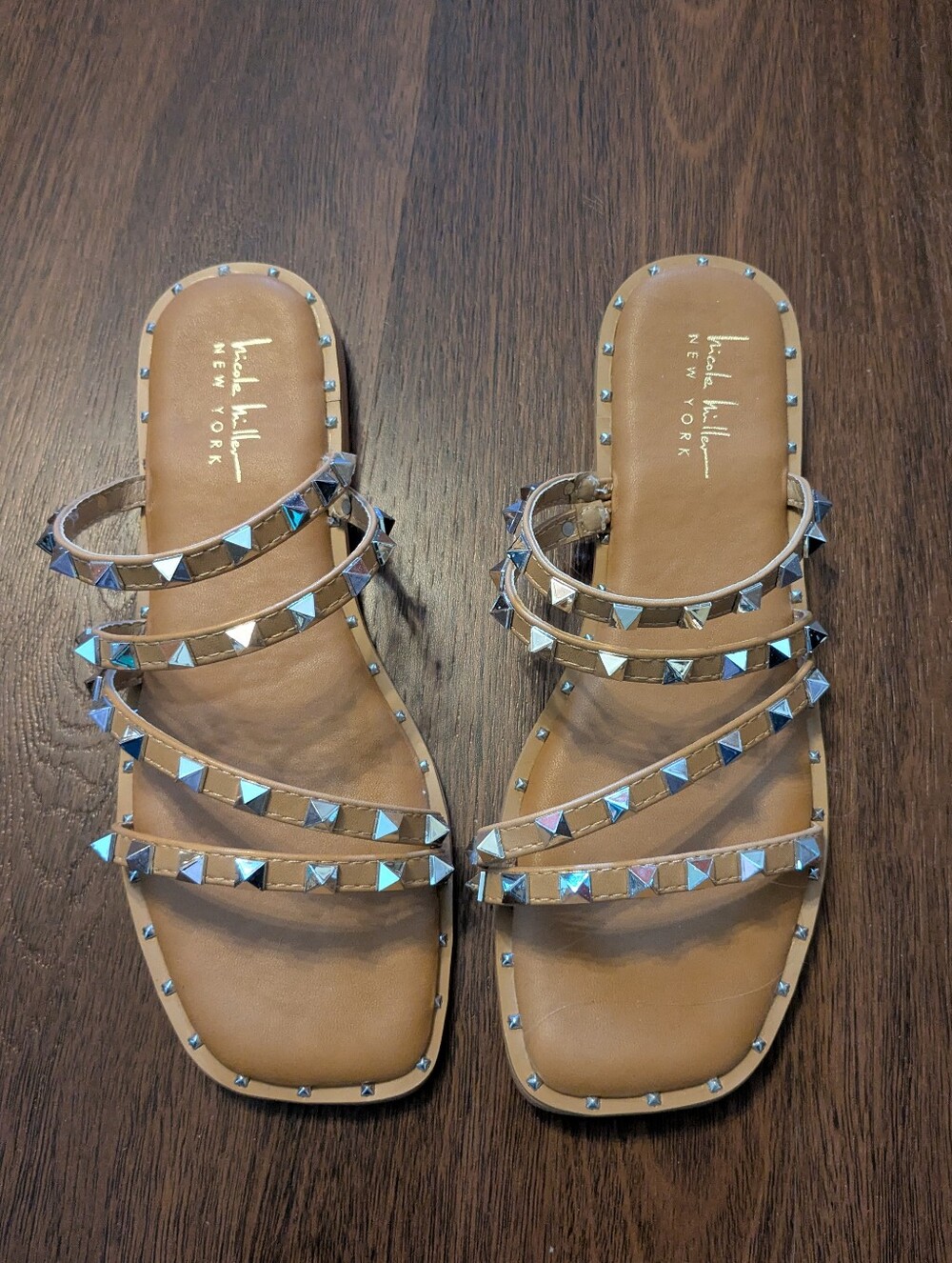 Nicole Miller Stud Sandals
